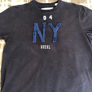 Brown vintage style t-shirt